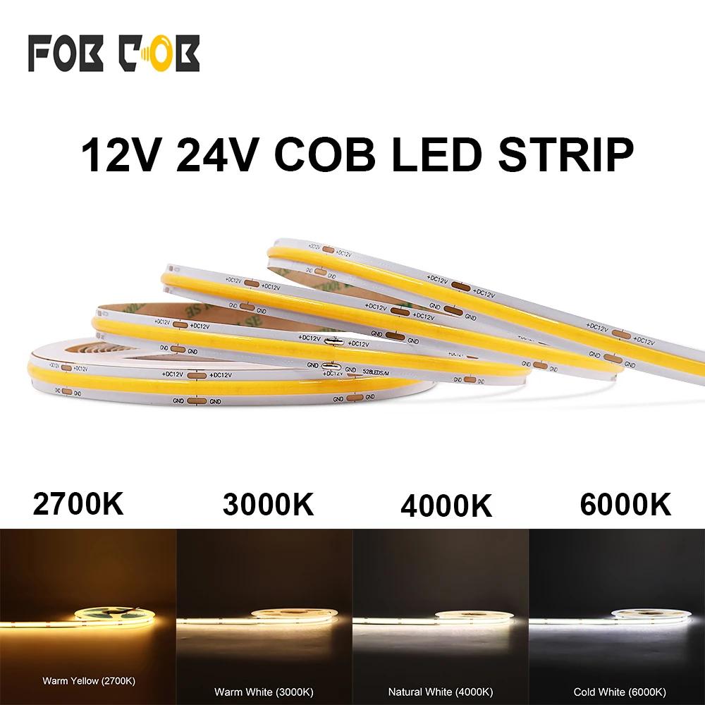 FOB COB LED Ʈ ,  е   ,    , RA90, 2700K, 3000K, 4000K, 6000K, DC 12V, 24V